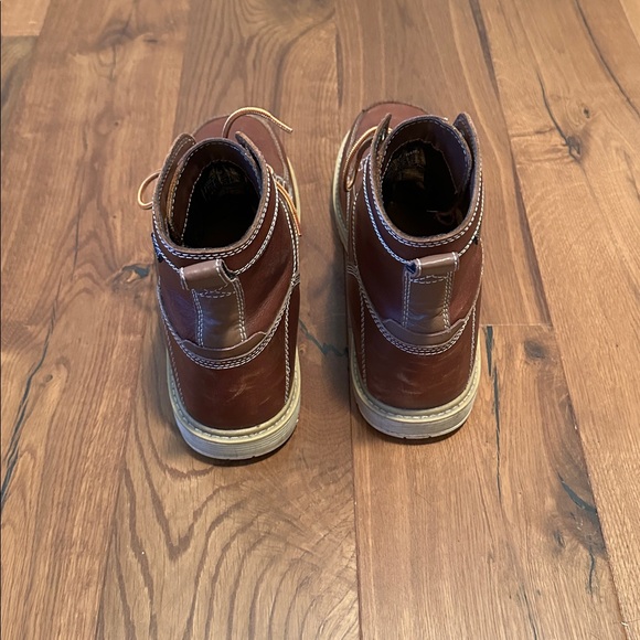 Keen Men\'s San Jose, Chestnut Brown Leather Lace-Up Boots sz 11D main image 9